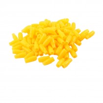 100 Pcs Yellow Soft Plastic Battery Terminal Boots Insulated Covers