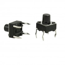 100 Pcs 6x6x7mm Momentary Tactile Tact Push Button Switch 4 Pin DIP Through Hole
