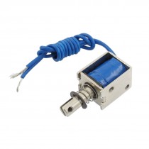 0.04Kg Force Open Frame Push Solenoid Electromagnet DC 12V 500mA