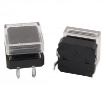 5 Pcs Momentary Tact Tactile Push Button Switch 12 x 12 x 12mm 4 Pin DIP w Cap