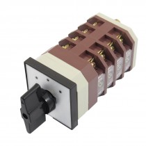 AC 380V 16A 3 Positions 4NO+4NC Latching Rotary Universal Changeover Switch