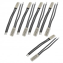 10 Pcs Bimetal Temperature Control Switch Thermostat 115C N.C TLRS9700