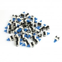 50 Pcs Momentary Type 6 Pin Torch Push Button Switch 7x7mm Hhvnl