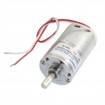 12V 50RPM Cylinder Shape 74mm Height Machine Micro DC Gear Motor
