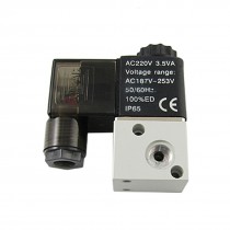 AC220V 3 5VA 3V1 06 2 Position 3 Way Solenoid Pneumatic Valve