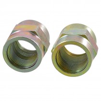 2 Pcs 3/4" NPT Thread Female to Female Hex Bushing Hydraulic Adapters Connectors
