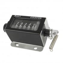D67-F 5 Digits Resettable Rotary Knob Pulling Counter Dnedc