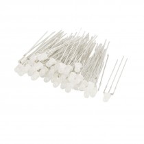 40 x 3mm Through Hole Round LED Light Emitting Diode Lamp