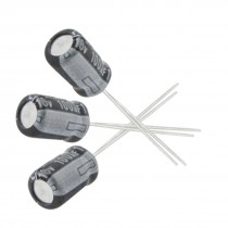 10 x 100uF 16V 105C Radial Electrolytic Capacitor 5mmx7mm