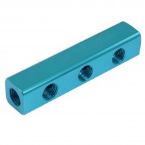 Multi-function 3 In 3 Out Air Inline Manifold Blue