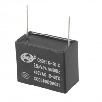 450V AC 2.5uF Polypropylene Film Motor Run Capacitor Uiqcz