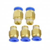 5Pcs Ellipse Ring Push In Quick Joint Pneumatic Fitting