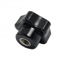 8mm Female Thread Diameter Screw On Type Star Knob Blk Mnsic