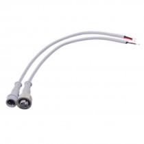 White LED Light Strips 2 Pin Waterproof Connector Cable