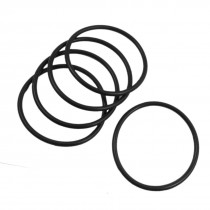 5 Pcs 70mm x 4mm Rubber Sealing Oil Filter O Rings Gaskets Black