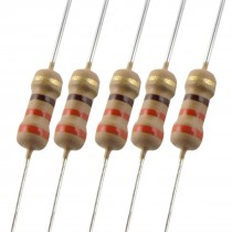 330 Ohm 1/4W 5% Through Hole Carbon Film Resistors x5000