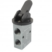 S3HL 08 2 Position 3 Way Manual Handle Control Pneumatic Mechanical Valve PT 1 4