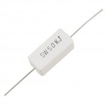 10 Pcs 5W Watt 50K Ohm 5% Wire Wound Cement Resistors