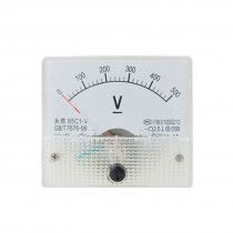 85C1-V DC 0-500V Analogue Needle Panel Meter Voltmeter