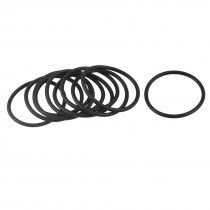 49mm x 42.8mm x 3.1mm Rubber Sealing Oil Filter O Rings Gaskets 10 Pcs