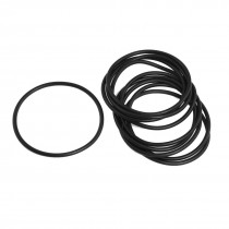 10 Pcs Automobile 65mm x 3mm Hole Sealing NBR O Rings Gaskets Washers