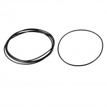 120mm x 2.65mm x 125mm Rubber Sealing Oil Filter O Rings Gaskets 5 Pcs