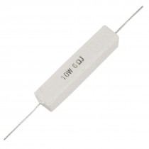 Axial Wirewound Cement Power Resistor 6 ohm 10W 5% 5 Pcs