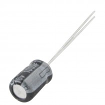 100 Pcs 16V 100uF Capacity Radial Aluminum Electrolytic Capacitors 5x7mm