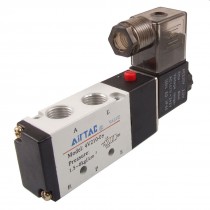 4V210 08 AC 220V 2 Position 5 Way Pneumatic Solenoid Valve