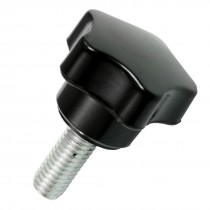 42mm Height 8mm Male Threaded Dia Screw On Star Knob