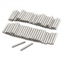 100 Pcs Stainless Steel 2.25mm x 15.8mm Dowel Pins Fasten Elements