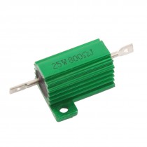 Green 25 Watt 800 Ohm 5% Aluminum Housed Wire Wound Resistor