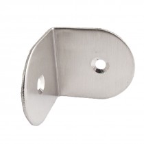 1.5" x 1.5" Metal 90 Degrees Corner Bracket Silver Tone 2 Pcs