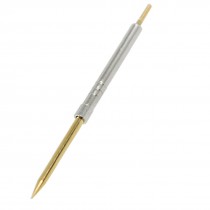 100 Pcs 0.66mm Dia Spear Tipped Spring Test Probes Pins