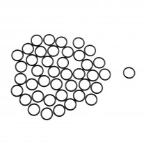 50 Pcs 9mmx7mmx1mm Automobile Sealing NBR O Rings Washers