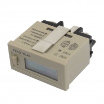 AC 110-220V Voltage 0 - 99h59m59s Counting Range Resettable Time Timer Counter