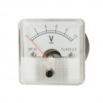 DC 0-10V Voltmeter Class 2.5 Analog Voltage Panel Meter