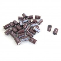 30 Pcs 470uF 16V 2 Pin Aluminum Cylindrical Electrolytic Capacitor Radial