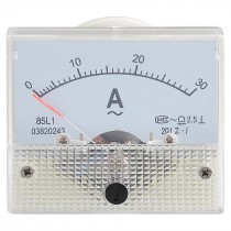 Plastic Housing Analog AC 0-30A Scale Range Ampere Meter Panel