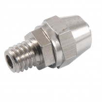 M6 Male Thread 4mm x 6mm Pneumatic Air Tube Quick Coupler Connector