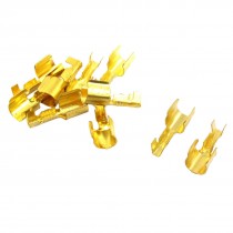 10 x 0.5mmx0.3mm Stud Non Insulated Bare Ring Lug Terminal Connector