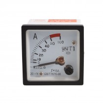 99T1 DC 0-50A 50/5 Amperemeter Analog Ammeter Panel Meter