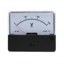 YS-670 DC 300V Volt Analog Panel Mount Meter Voltmeter