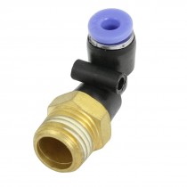 4mm OD Tube to 13mm M Thread Pneumatic Elbow Connector Quick Fitting