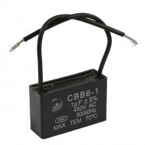 CBB6-1 1uF 450V AC Motor Run Metallized Capacitor
