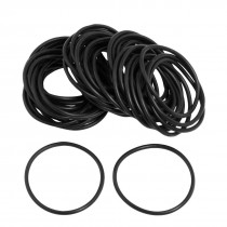 50 Pcs Nitrile Rubber O Ring NBR Seals Gaskets 35mm x 2mm