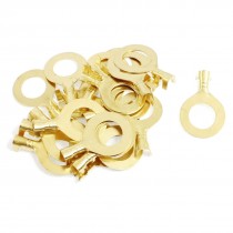 20 Pcs Quick Disconnects Non-insulated Ring Terminal Lug Connector 8mm