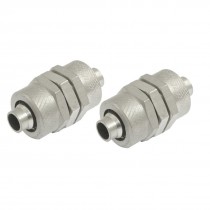 2 Pcs 6mm x 8mm Pneumatic Air Hose Quick Coupler Connector Fittings
