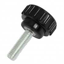 Replacement 6mm Male Thread Dia 34mm Height Knurled Grip Knob