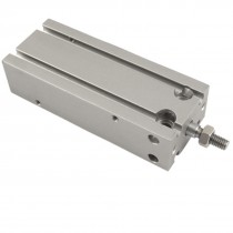 Silver Tone 16mm Bore Pneumatic Air Cylinder CDU16 40